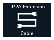 IP67 Spare/Extension Cable 16'/5m